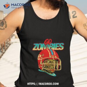 go zombies football shirt tank top 3
