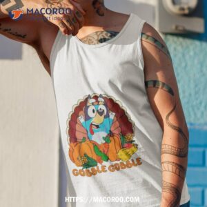 gobble gobble bluey thanksgiving shirt tank top 1