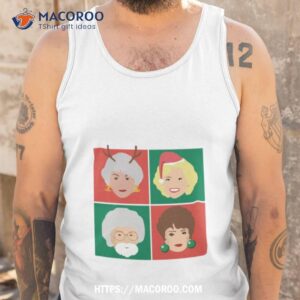 golden girls christmas shirt tank top