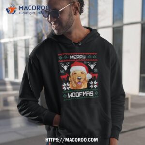 Golden Retriever Merry Woofmas Christmas Goldie Dog Shirt
