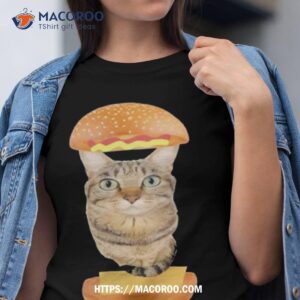 Goofyahhtees Cat Cheeseburger Shirt