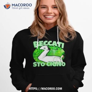 goose beccati sto cigno shirt hoodie 1