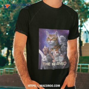 Goose Cat All Family The Marvels New Character Poster Marvel Studios T Shirt