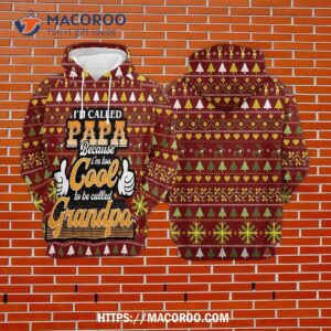 grandpa gosblue 3d hoodies christmas graphic unisex sublimation pullover sweatshirt 1