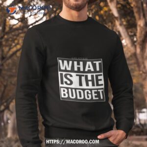 greatness 1st what is the budget t shirt sweatshirt