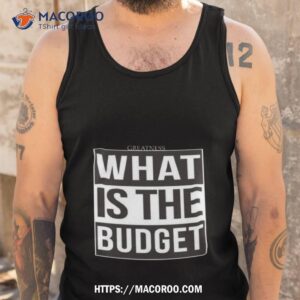 greatness 1st what is the budget t shirt tank top