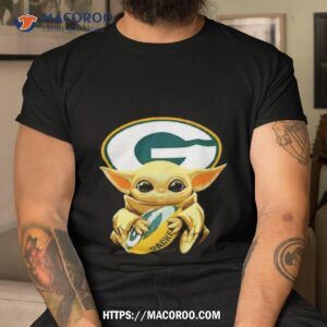 green bay packers baby yoda shirt tshirt