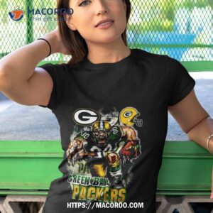 green bay packers football mascot 2023 vintage t shirt tshirt 1