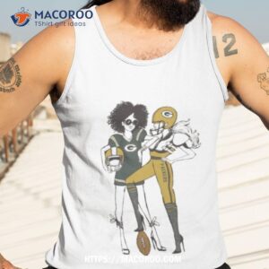 green bay packers g iii 4her by carl banks heather gray football girls t shirt tank top 3