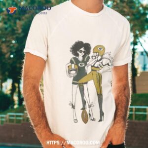 Green Bay Packers G Iii 4her By Carl Banks Heather Gray Football Girls T Shirt