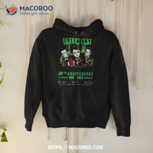 green day 38th anniversary 1989 2024 thank you for the memories signatures shirt hoodie