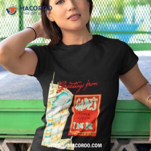 greetings from gabes tower motor inn owensboro shirt tshirt 1