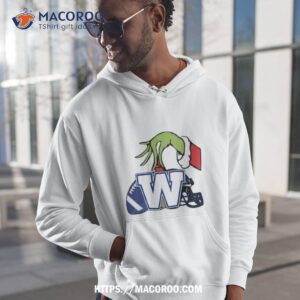 Grinch Hand New Release Winnipeg Blue Bombers Canadian Football League Shirt