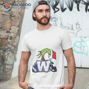 Grinch Hand New Release Winnipeg Blue Bombers Canadian Football League Shirt