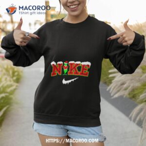 grinch nike christmas snow sweatshirt sweatshirt 1