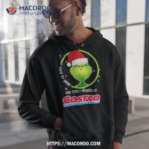Grinch Santa Claus I Used To Smile And Then I Worked At Costco Wholesale Christmas Shirt