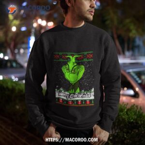 grinchhh merry christmas shirt sweatshirt