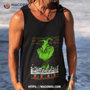 grinchhh merry christmas shirt tank top