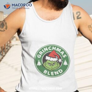 grinchmas blend logo starbuck parody grinch shirt tank top 3
