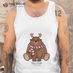 grizzly christmas shirt tank top