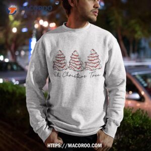 groovy oh christmas tree xmas lights funny cakes debbie shirt sweatshirt