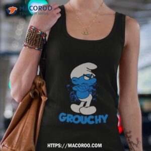 grouchy smurf shirt tank top 4