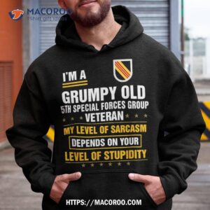 grumpy old 5th special forces group veteran father day shirt hoodie