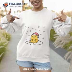 gudetama wearing christmas hat 2023 shirt sweatshirt 1