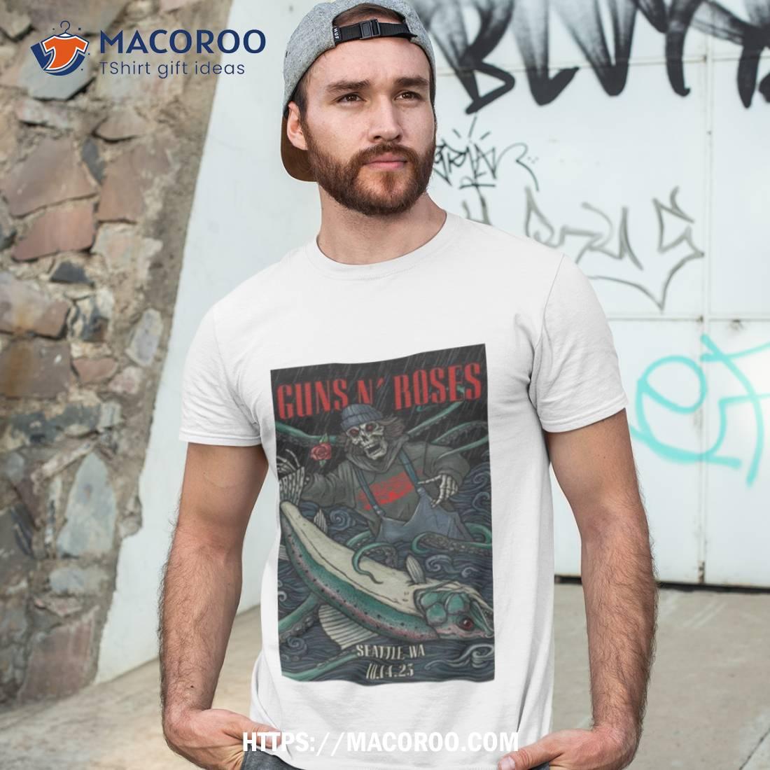 Guns N’ Roses Climate Pledge Arena Seattle Wa October 14 2023 Poster Shirt Guns N’ Roses Climate Pledge Arena Seattle Wa October 14 2023 Poster Shirt