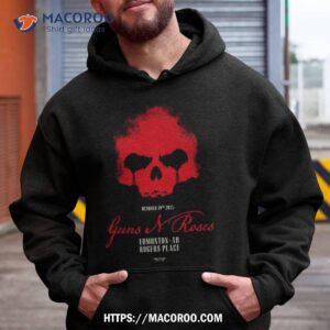 Guns N Roses Concert At Rogers Place Edmonton Ab Canda World Tour 2023 October 19th 2023 Hoodie Unisex T Shirt