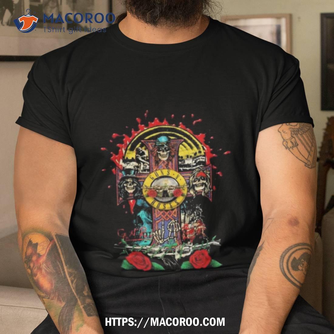 Guns N Roses Hollywood Bowl Los Angeles California Logo T Shirt Guns N Roses Hollywood Bowl Los Angeles California Logo T Shirt