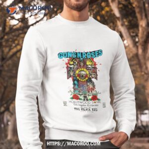 guns n roses hollywood bowl los angeles california with the black keys live nation 1st and 2nd november 2023 tour t shirt sweatshirt