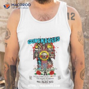 guns n roses hollywood bowl los angeles california with the black keys live nation 1st and 2nd november 2023 tour t shirt tank top