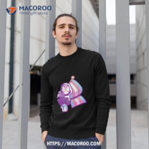 gwen stacy trans pride shirt sweatshirt 1