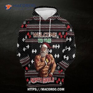 Welcome To The North Swole All Over Print 3D Hoodie