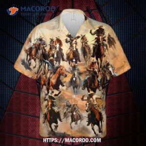 Horse Cowboy Hawaiian Shirt