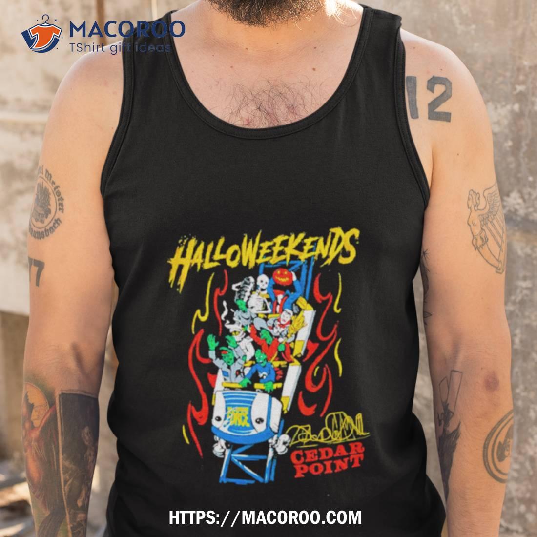 Halloweekends Character Coaster Cedar Point Shirt Halloweekends Character Coaster Cedar Point Shirt