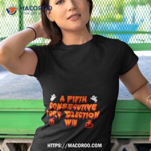 Halloween Fifth Consecutive Tory Election Win Scary Shirt