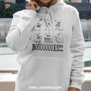Halloween Ghost Books Nerd Shirt