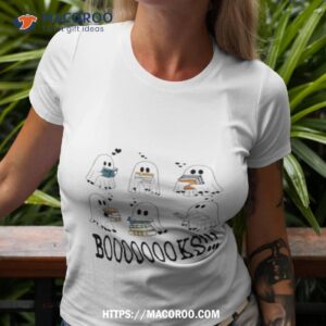 Halloween Ghost Books Nerd Shirt