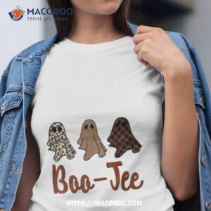 Halloween Ghost Boujee Boo Jee Spooky Season Cute Shirt