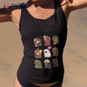 halloween puglie shirt tank top 2