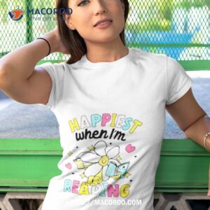 Happiest When I’m Reading Book Lover Shirt