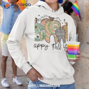 happy fall y all pumpkin tooth leopard halloween dentist shirt hoodie