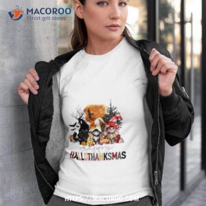 Happy Hallothanksmas Cat Lover Shirt