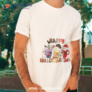 Happy Hallothanksmas Coffee Funny Shirt