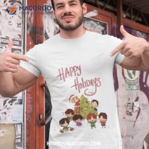 happy holidays from bts shirt tshirt 1