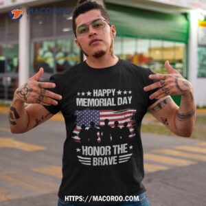 happy memorial day honor the brave military vintage veteran shirt tshirt