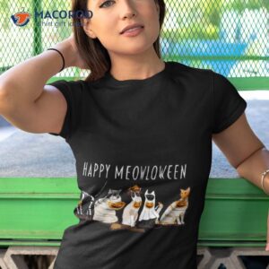 happy meowloween cats shirt tshirt 1