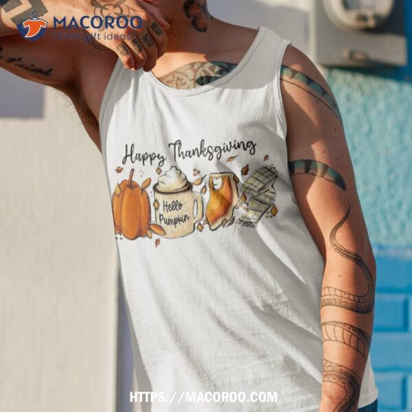 Happy Thanksgiving Shirts For Kids Pumpkin Funny Gifts Shirt